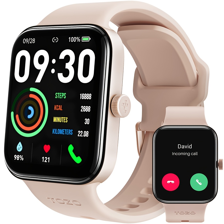 Smartwatch, Men's and Women's Fitness Tracker With Sleep Monitor, 100+ Exercise Modes, USB Charging, Android and iPhone Compatible - Image 7