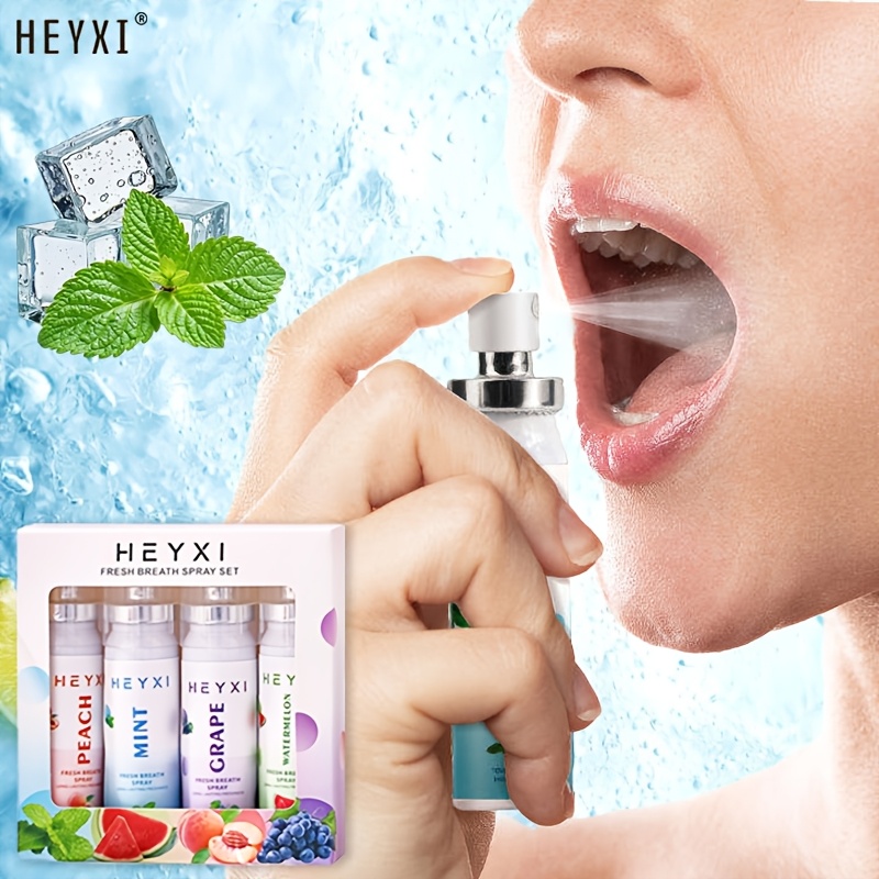 4pcs of 22ml fruit flavored mouth freshener for   care long   easy to carry   dates   or after meals an ideal gift