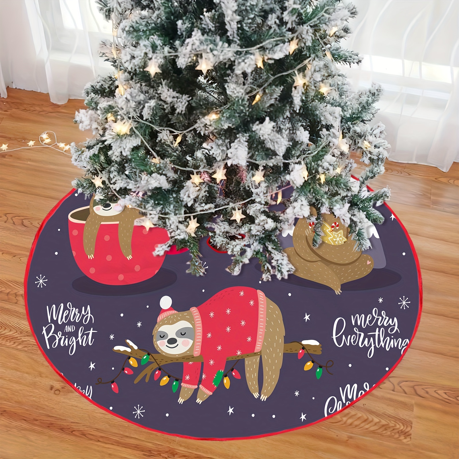 

1pc, , , , Reusable, Polyester, Christmas Decor, Home & Kitchen