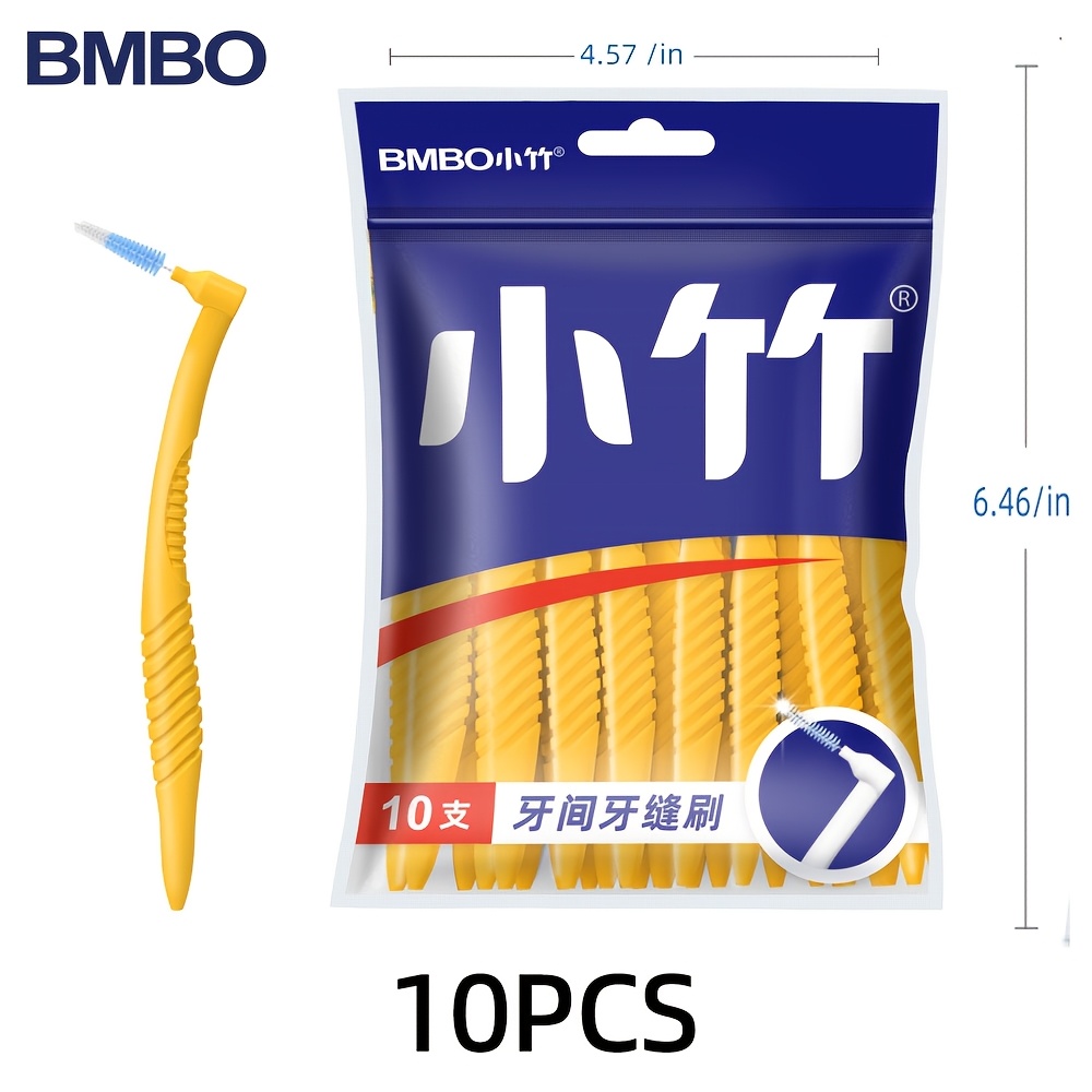 10pcs L Shape Interdental Brush for Oral Hygiene