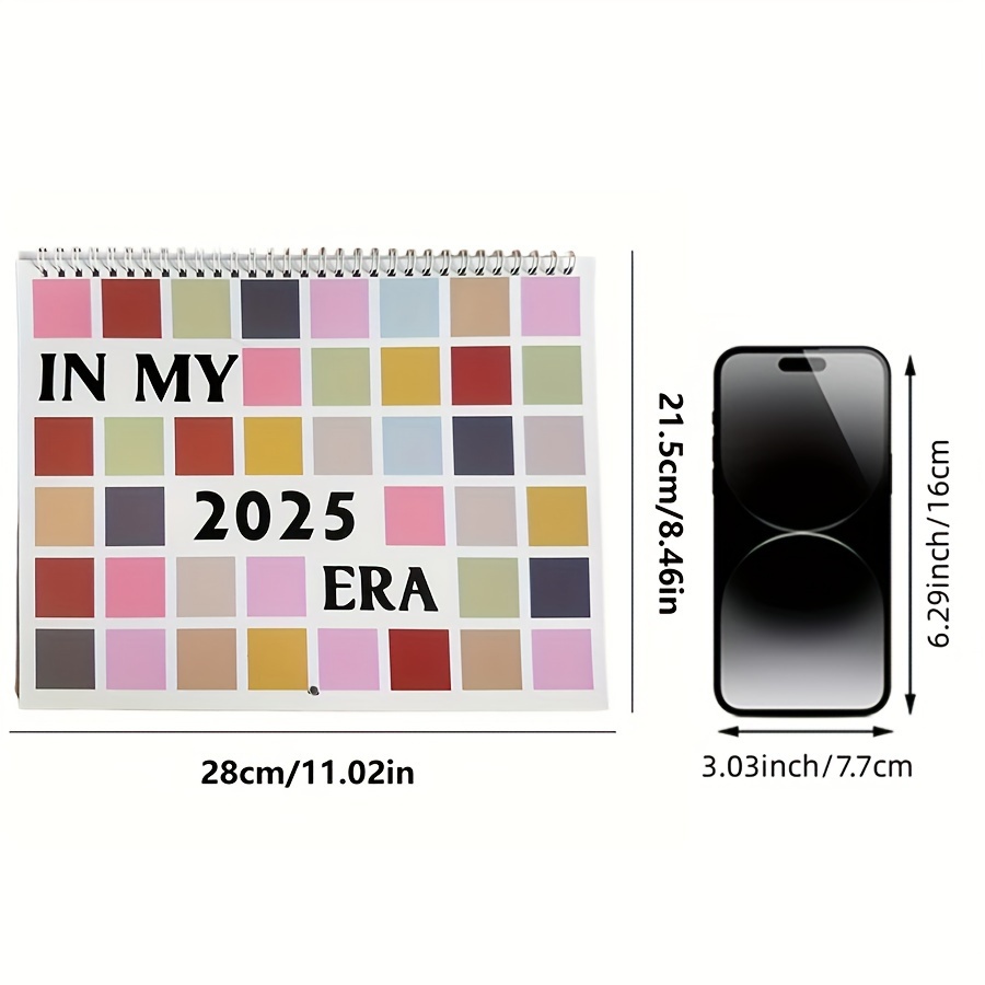 2025 Eras Tour Calendar Fun Daily Office Accessory, Perfect Gift For