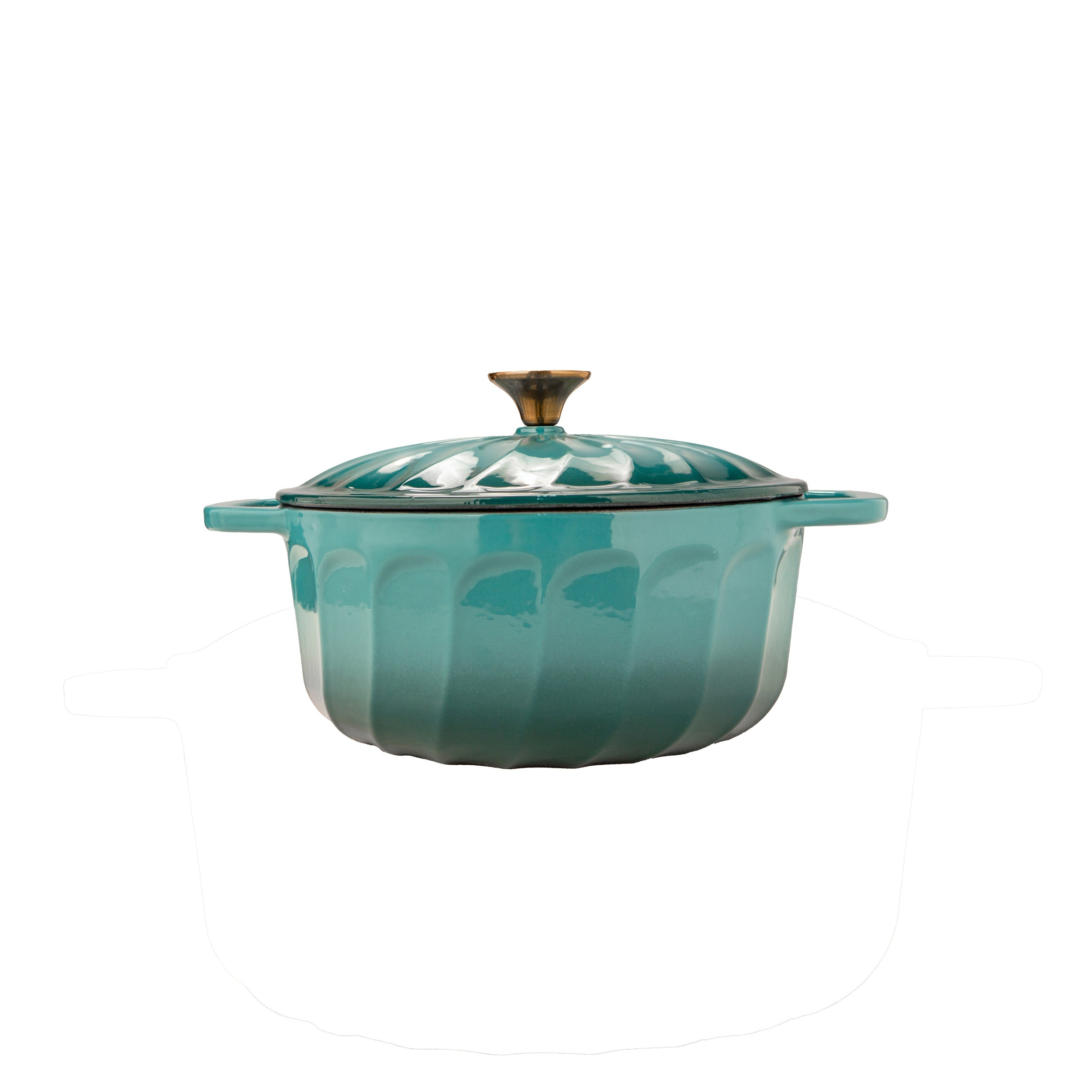 Image of Gordonello Enameled Cast Iron Dutch Oven With Lid – Dual Handles 3.5 Quart|heavy-duty Casserole Dish And Braiser Pan| Oven To 500° F Or On Stovetop - Use To , Cook, Bake, Refrigerate And Serve