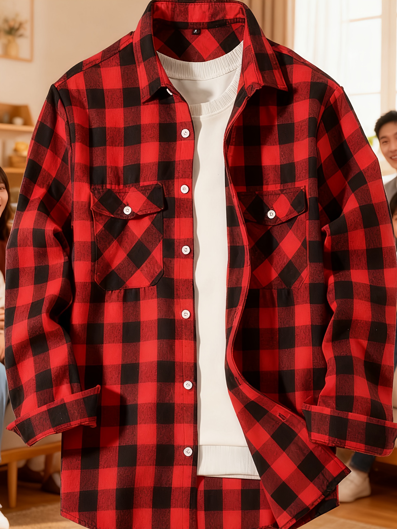 cotton shirts for men sold on Temu United States