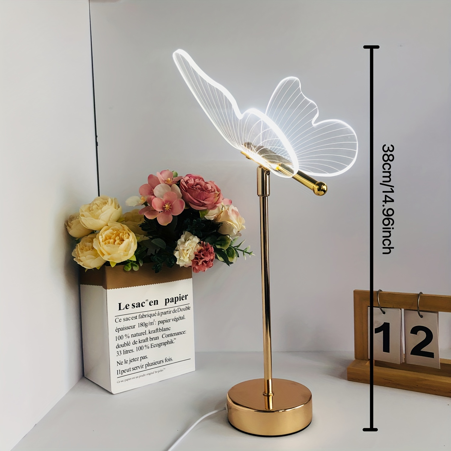 usb powered   led desk lamp modern polished metal with acrylic shade 3 color dimmable lighting button control ideal for bedroom ambiance perfect gift for artistic decor enthusiasts decorative night lamp ambient lighting metallic   lamp   decor best for christmas golden 6