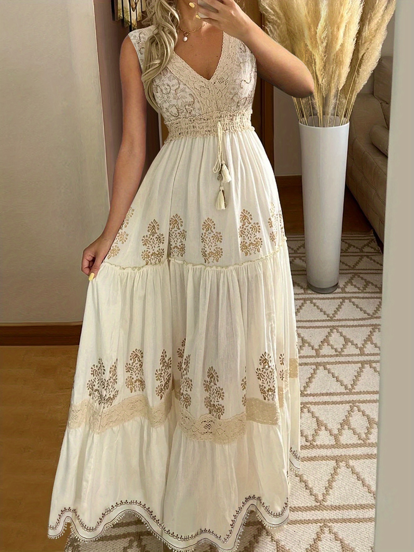 ethnic dress sold on Temu United States
