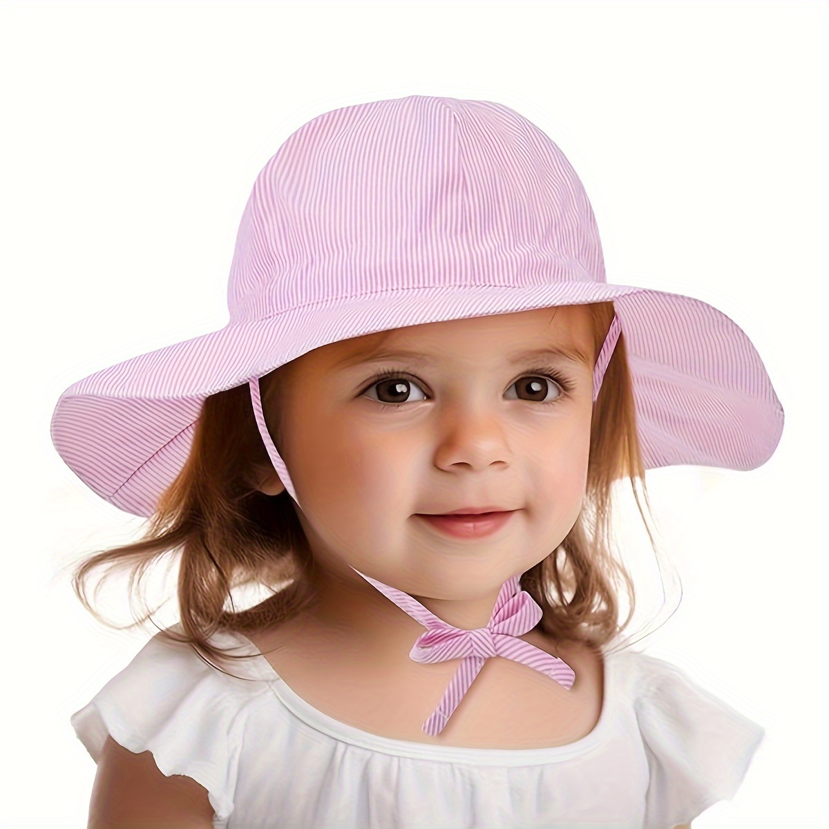 Toddler Baby Bucket Hat Adjustable Fisherman Hat Summer Wide - Temu