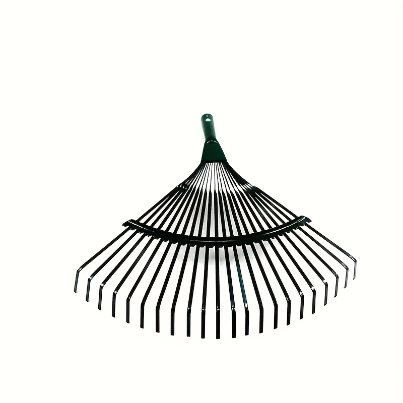 TEMU Rake Head Replacement, Rake Head 22 Teeth Rake Head Replacement Pre-drilled High Carbon Steel Green Rake Head For Lawn, Garden, Yard, Farm, Lawn
