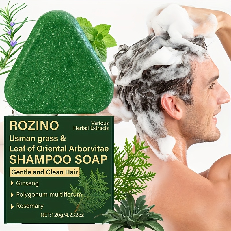 Wash Your Hair Every 7 Days - Stay Up All Night Without Going Bald - Ten-in-One Instant Anti-Frizz and Breakage Usman Grass & Cypress Leaf Shampoo Bar - Shampoo For Women - Shampoo And Conditioner For Women - Shampoo Women - Shampoo Bar For Baldness - Baldness Shampoo - Scalp Nourishment - Frizz Control - Beauty - Plantbased Formula - Nourishing Blend - Frizzfree Formula - Root Strengthening - Sensitive Scalp - Image 6