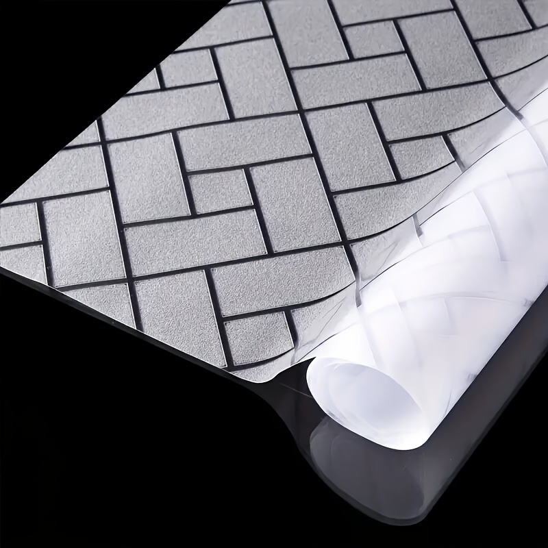 TEMU New Thickened Classic Glass Electrostatic Adsorption Privacy Film - Transparent And Opaque Window Sticker, Suitable For Living Rooms, Offices,