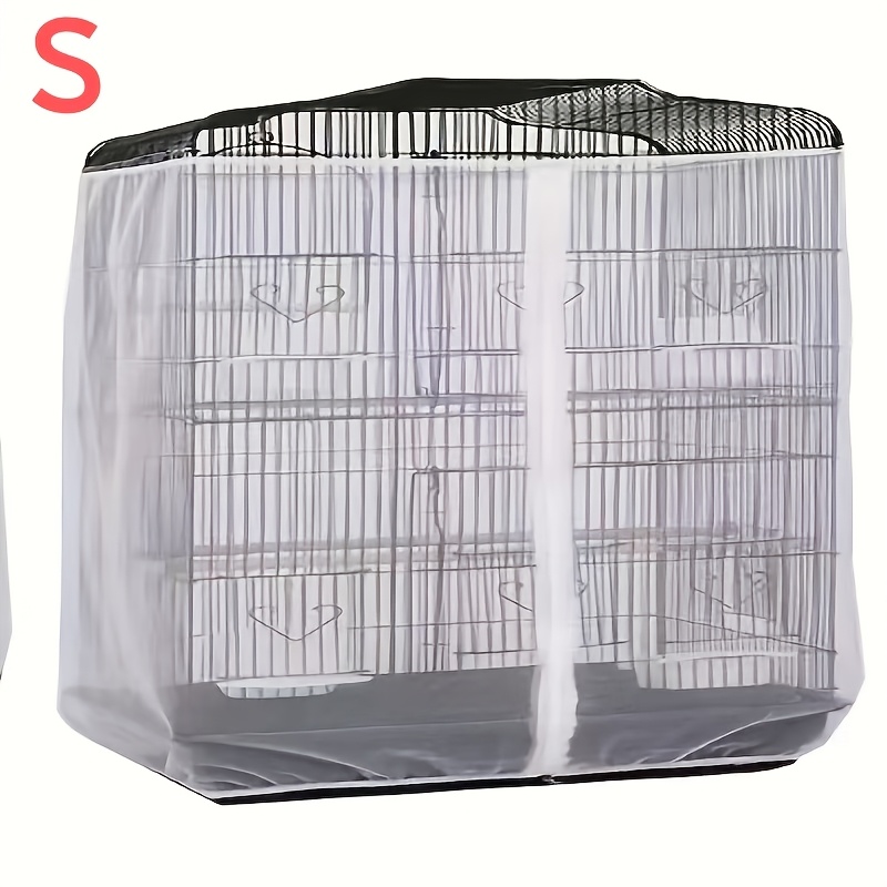 Zipper-style parrot cage mesh cover made of polyester material,... product image 12