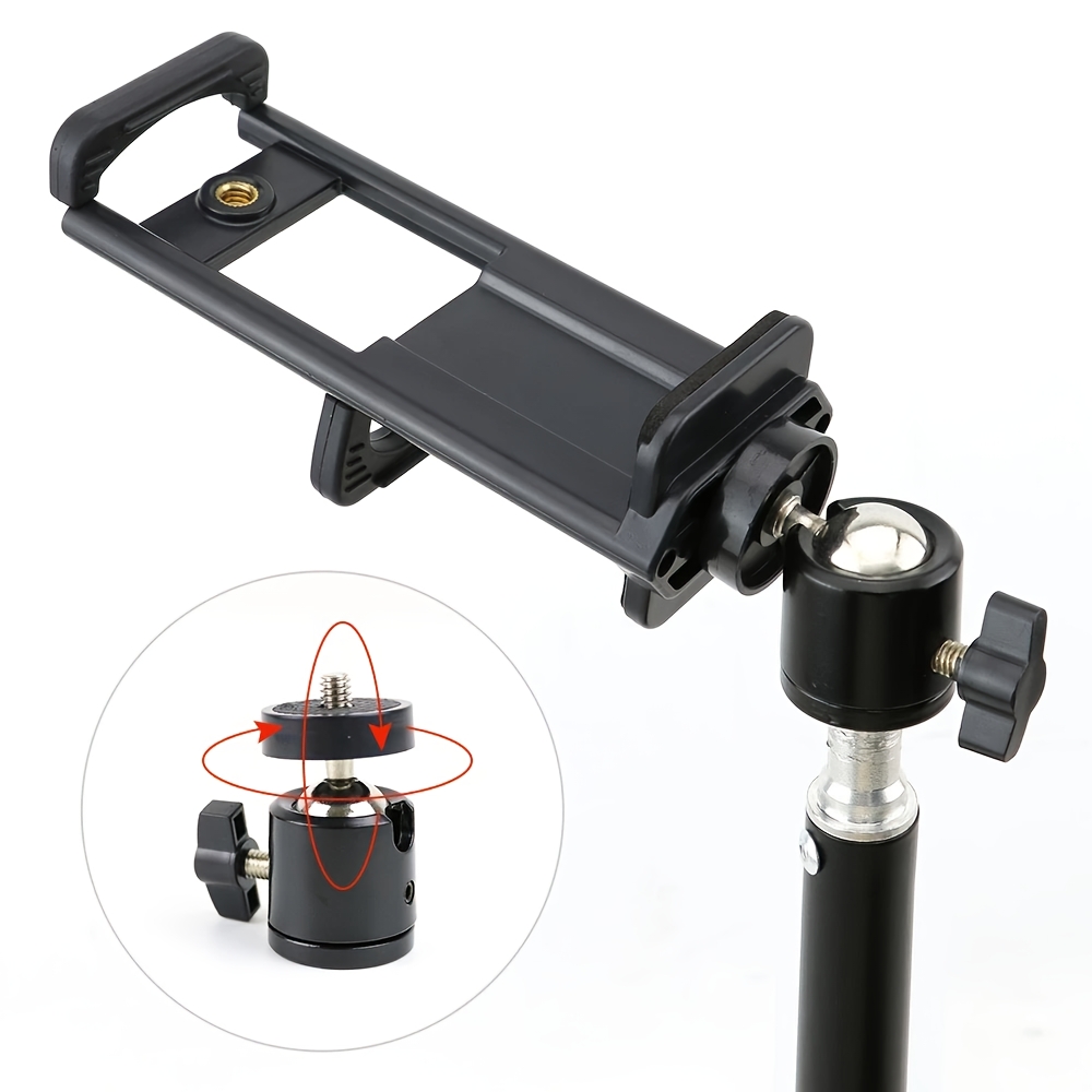 Universal 2-in-1 Tripod Clamp Mount Holder for Phones & Tablets