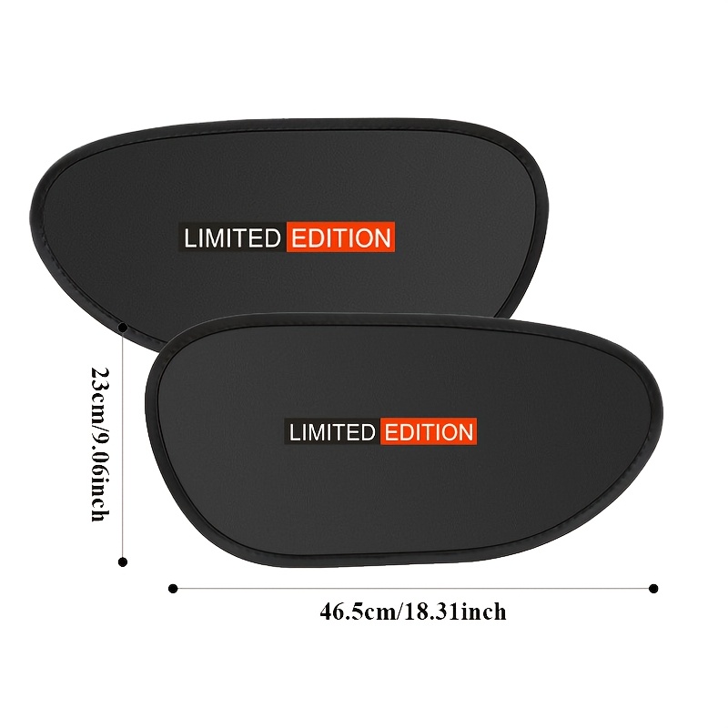 2pcs Edition Car Side Window Sunshade - Electrostatically Adsorbed Heat-insulating Reflective Seat Sunshade, Seamless Installation | Keep The Car Interior Cool, Block Glare Without Blocking And View