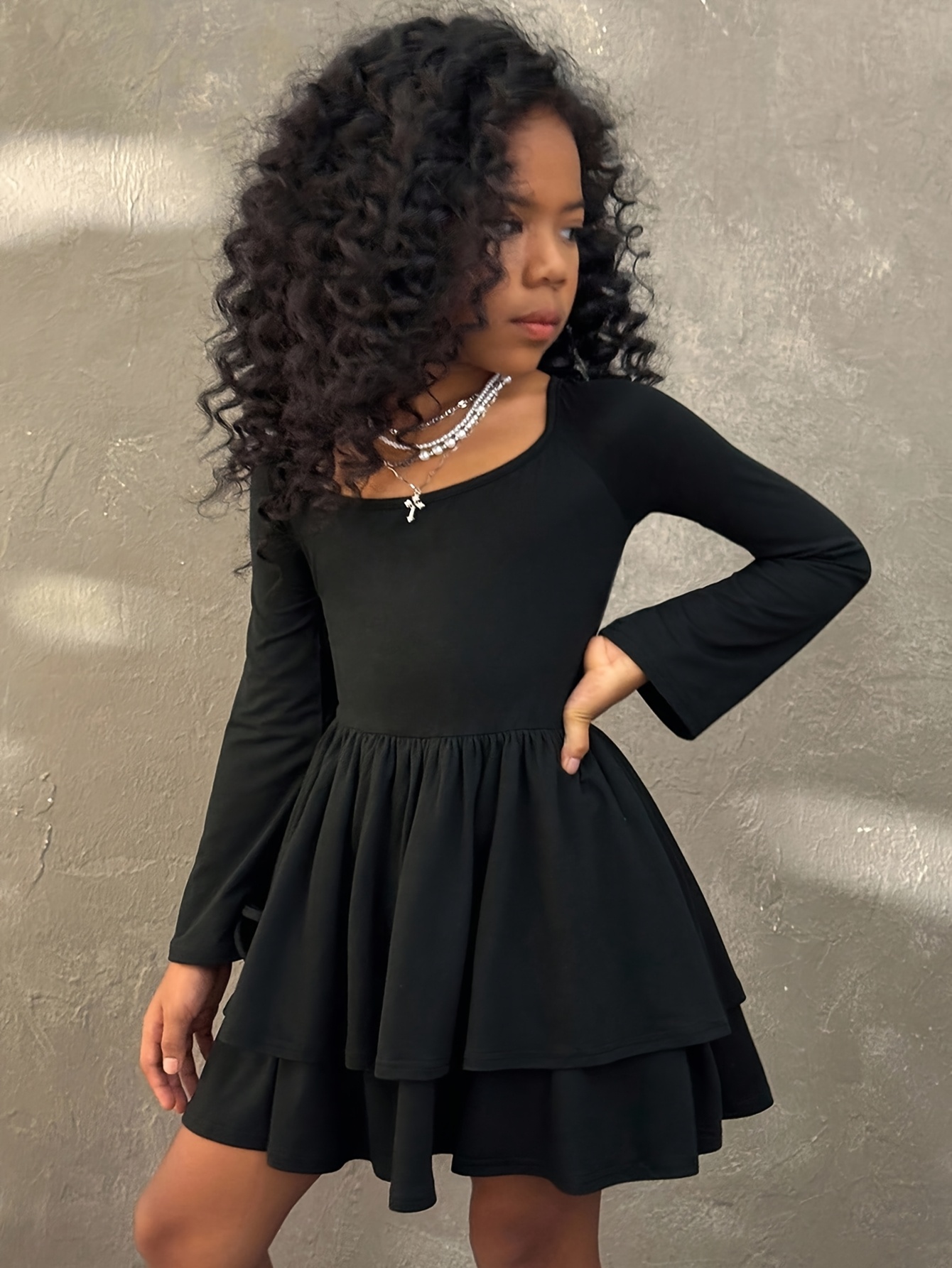 black tight dress kids - Netherlands