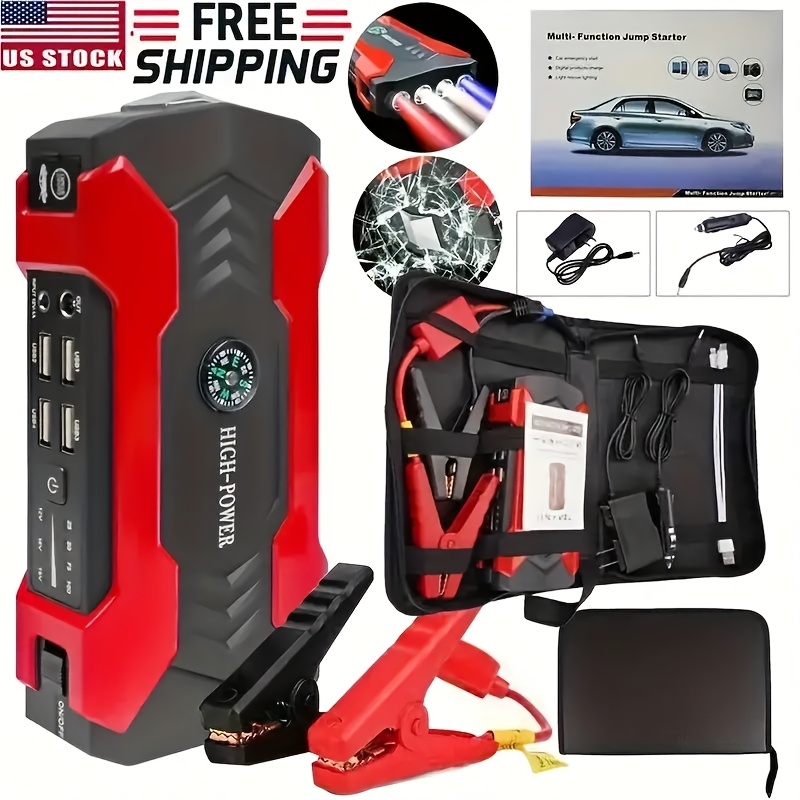   jump starter 29800mah   portable car jump starter all in one emergency power bank for phones cars motorcycles yachts   with flashlight compass sos mode for   Product details 1