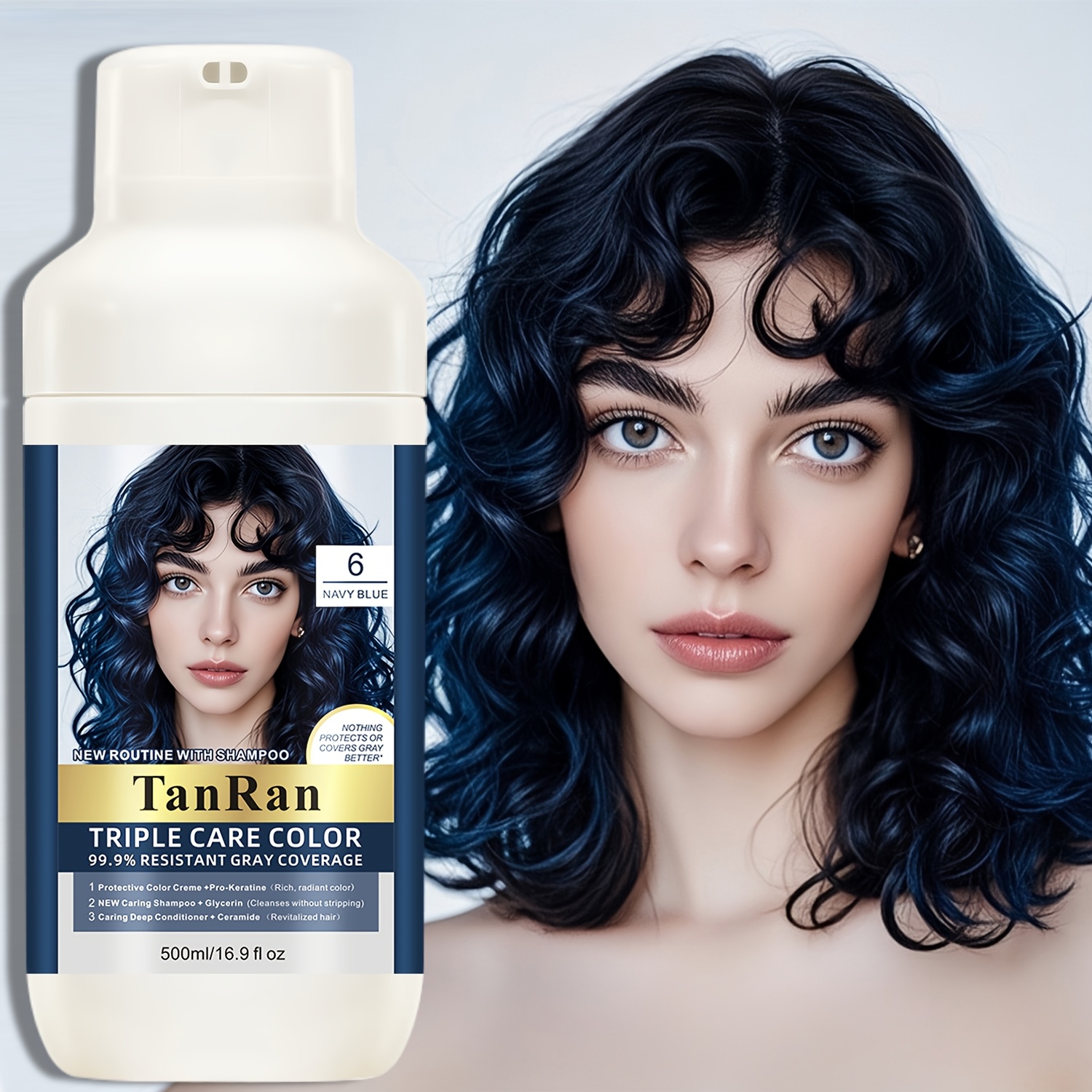 blue hair dye protection contains natural - Temu