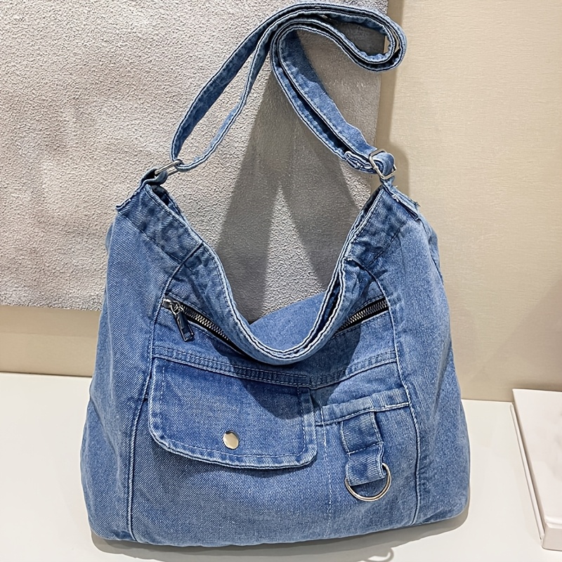 E-shop Retro Lazy Style Damen Schultertasche | Lässige, vielseitige Körper-/Handtasche - Verstellbarer Riemen, Mehrfach--Design, Leichte und praktische