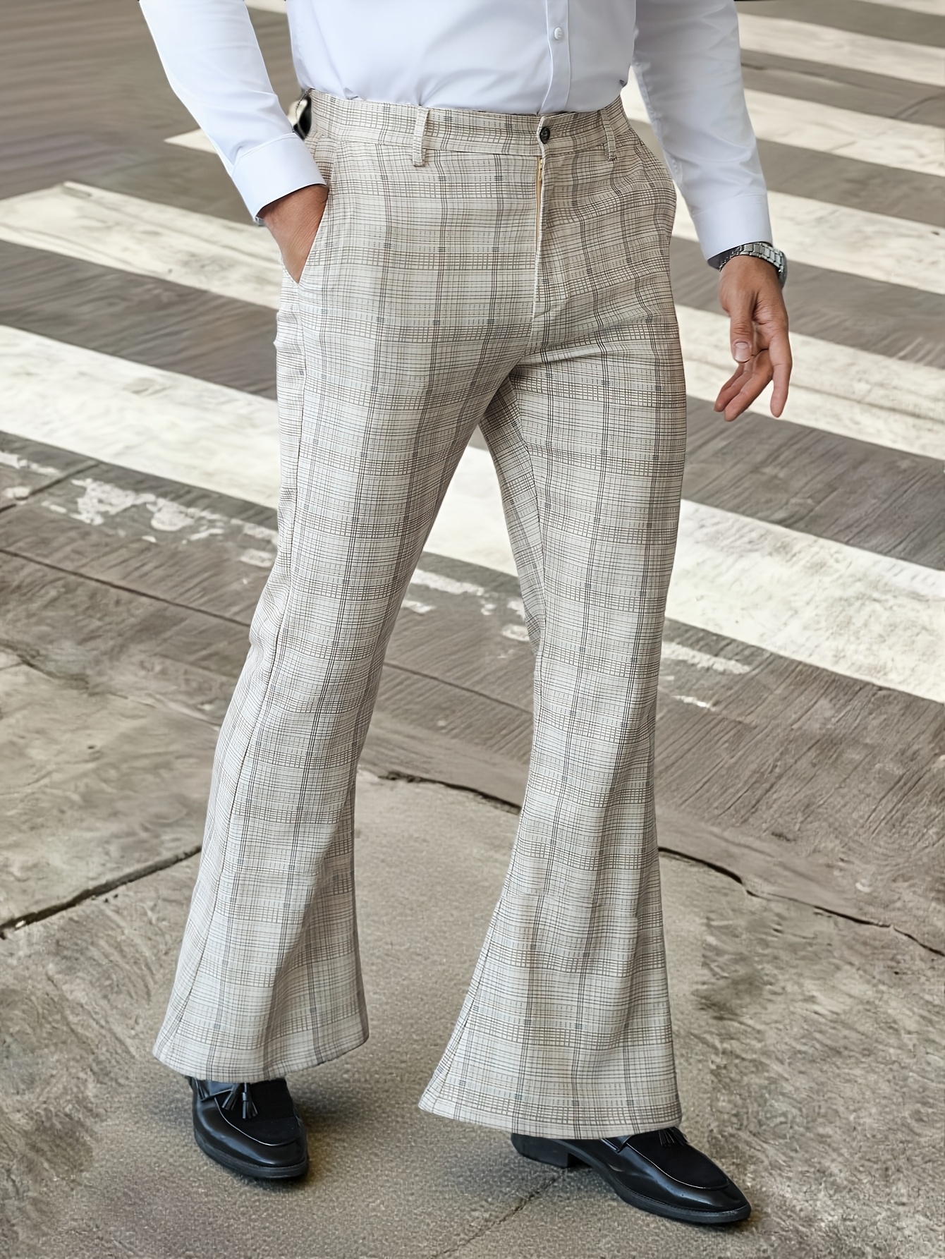 mens flare pants sold on Temu Australia
