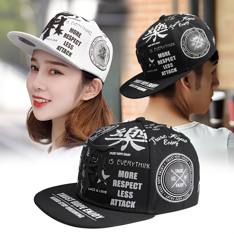 hip hop baseball cap men women street fashion printed - Temu Bahrain