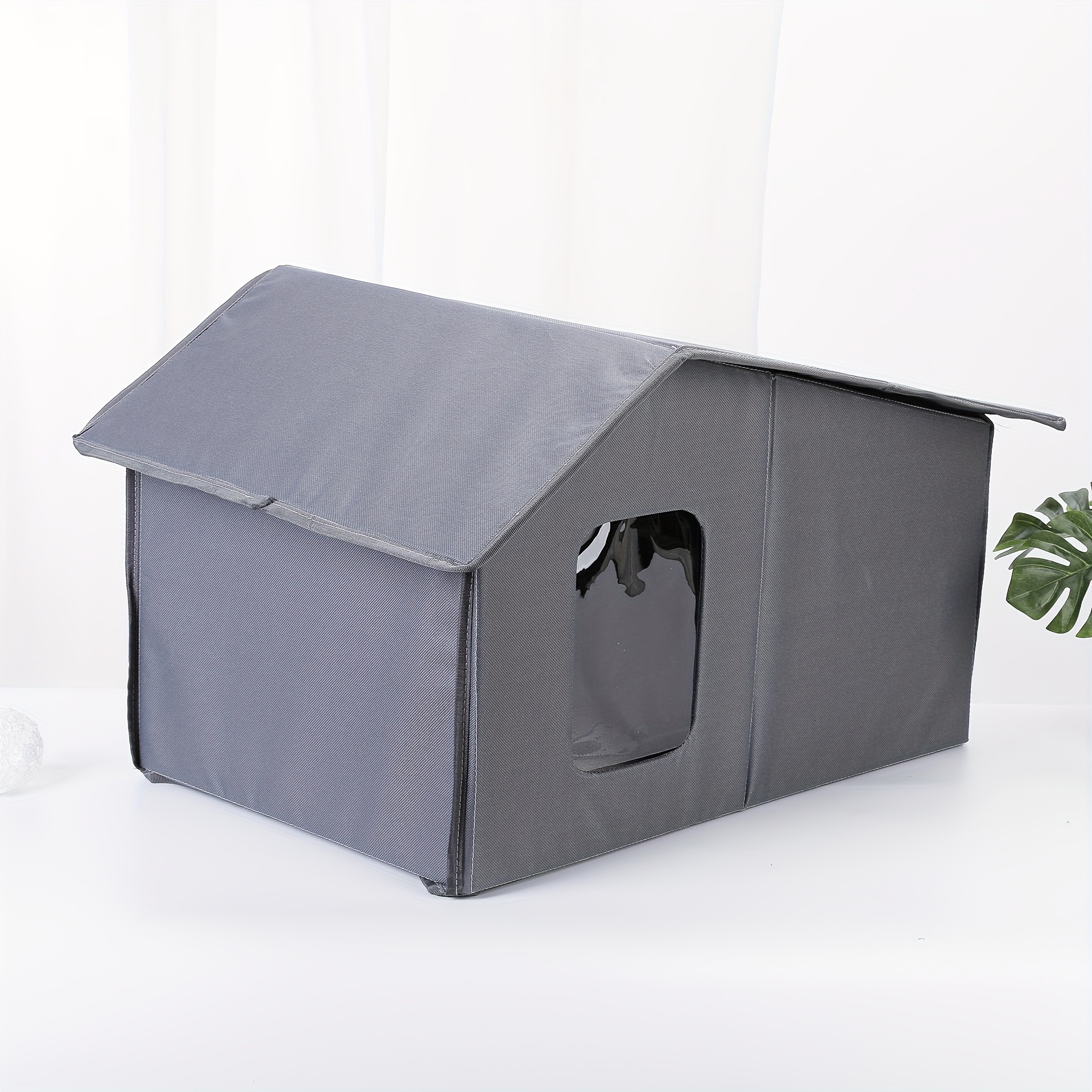 outdoor cat nest dog house waterproof warm cats sleeping cave cat bed for   details 8