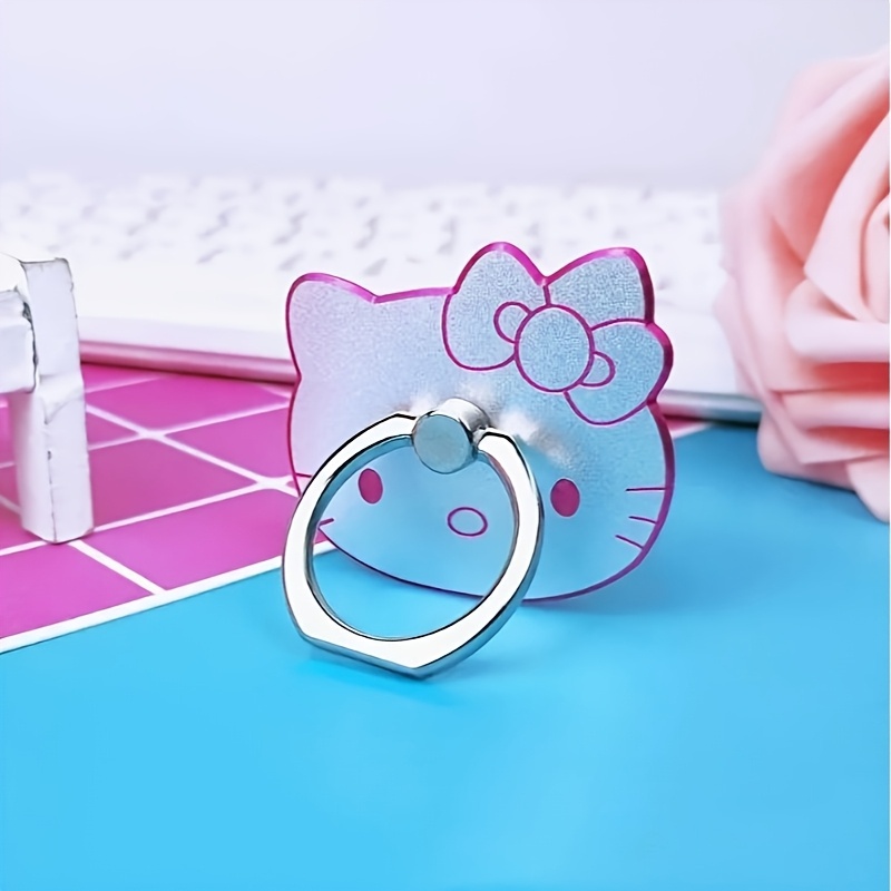 E-shop Niedlicher Handyhalter - Handyring aus Legierung, Kawaii Cartoon , Universeller Mobile Grip, Faltbarer Fingerständer für Smartphones für Frauen