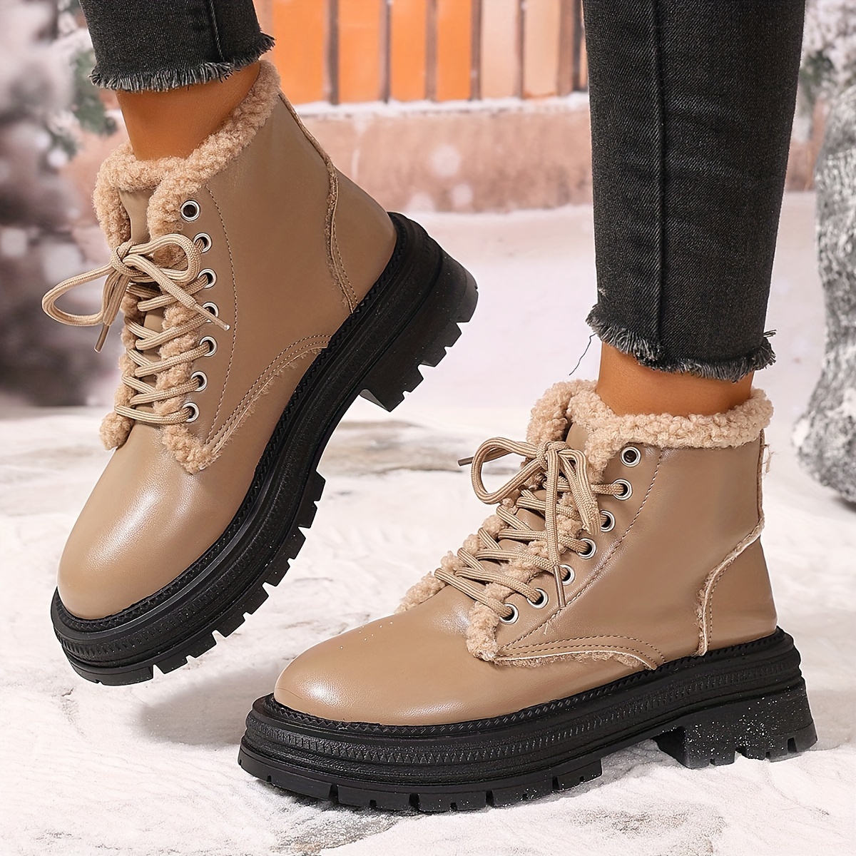 

Short Boots Women's New Casual Boots With Round Head And Soles, And Elegant, Women's Winter Boots