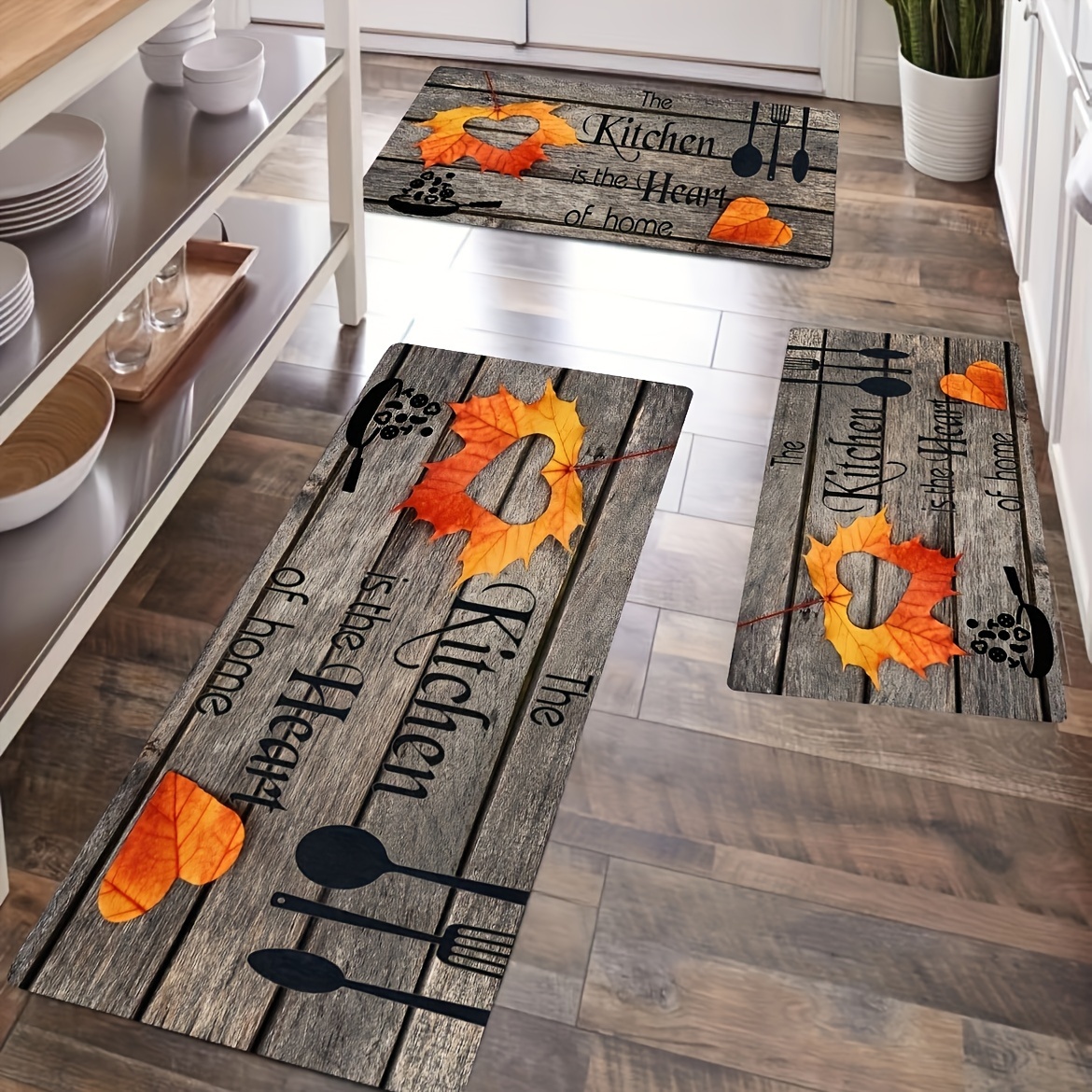 

Festive Kitchen Rug Set: 3 Pieces Of 40x60cm, 40x120cm, And 60x180cm - Perfect For Home Decorating