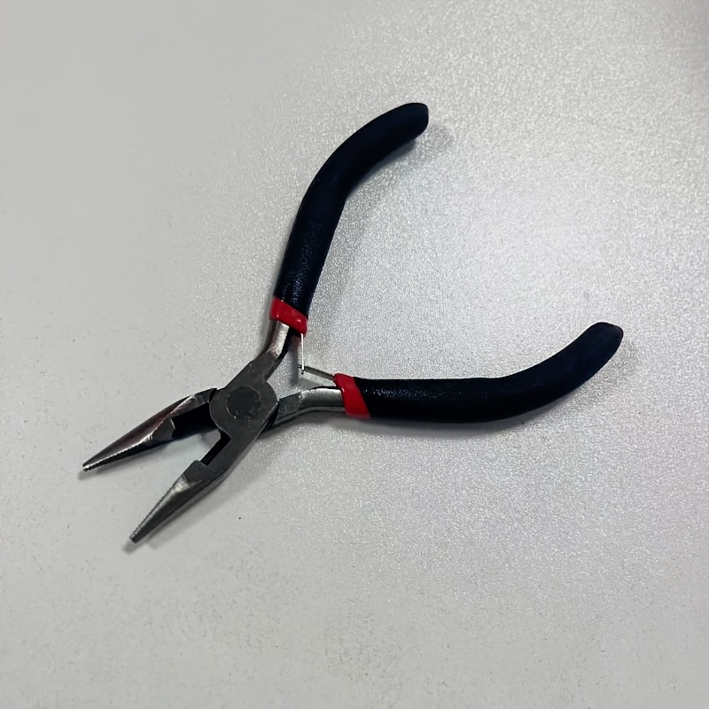 E-shop Vielseitige 4.5" Mini-Spitzzange - Langlebiges Metall, Rutschfester Griff für DIY-Bastelarbeiten, Schmuckherstellung & Elektronikreparatur