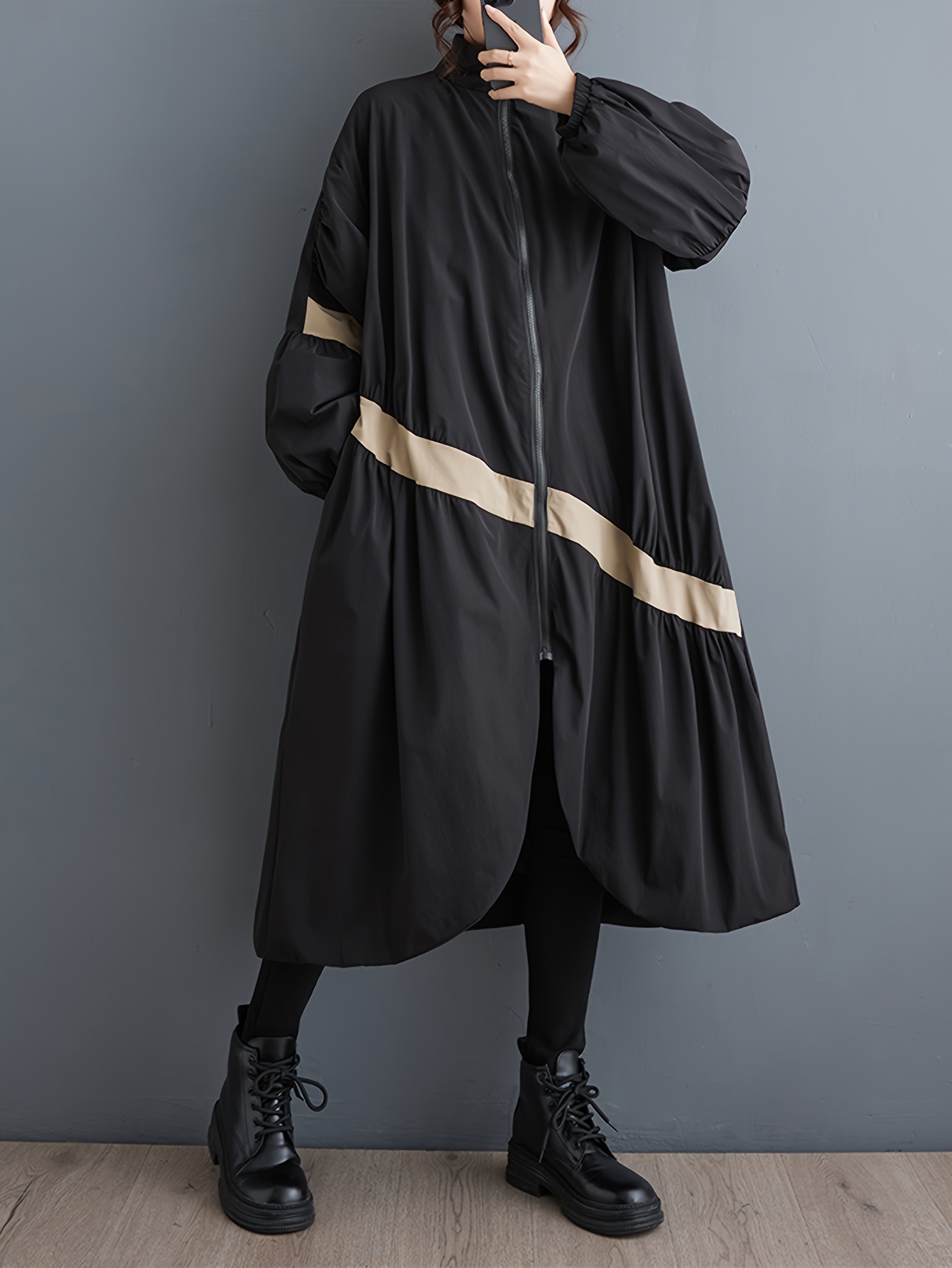 relaxed striped color spring Temu United Arab Emirates