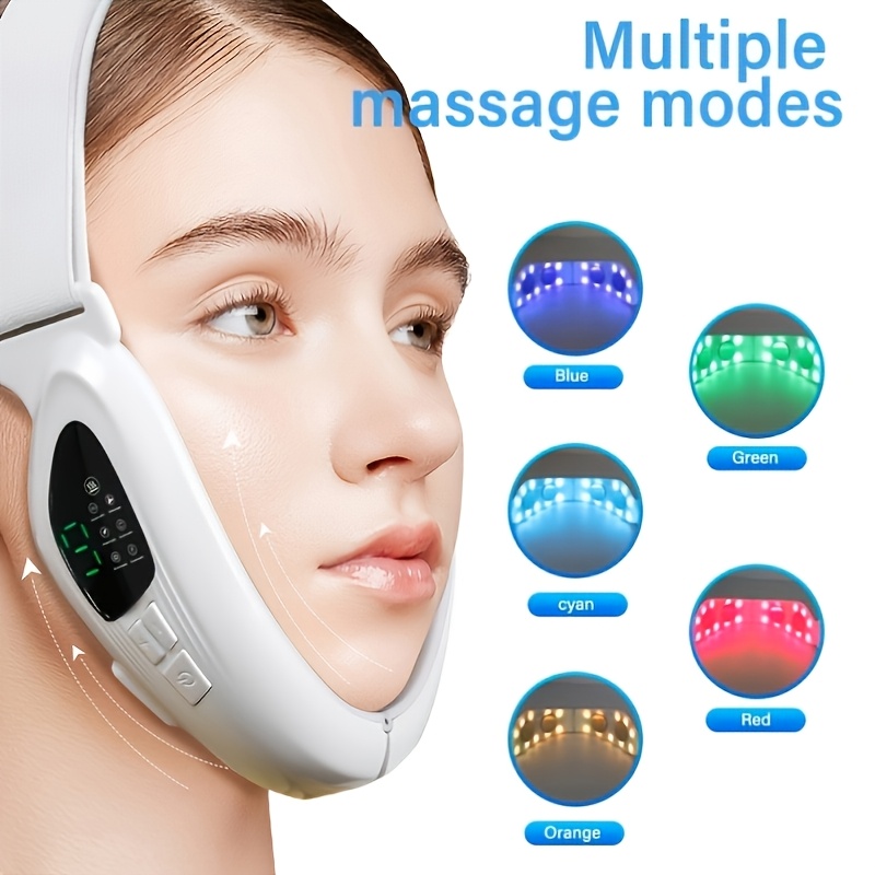 item picture v face lifting beauty device multifunctional beauty device   equipment with adjustable band wrap design adjustable headband lightweight and portable usb charging   skincare and makeup care valentines day gift new year