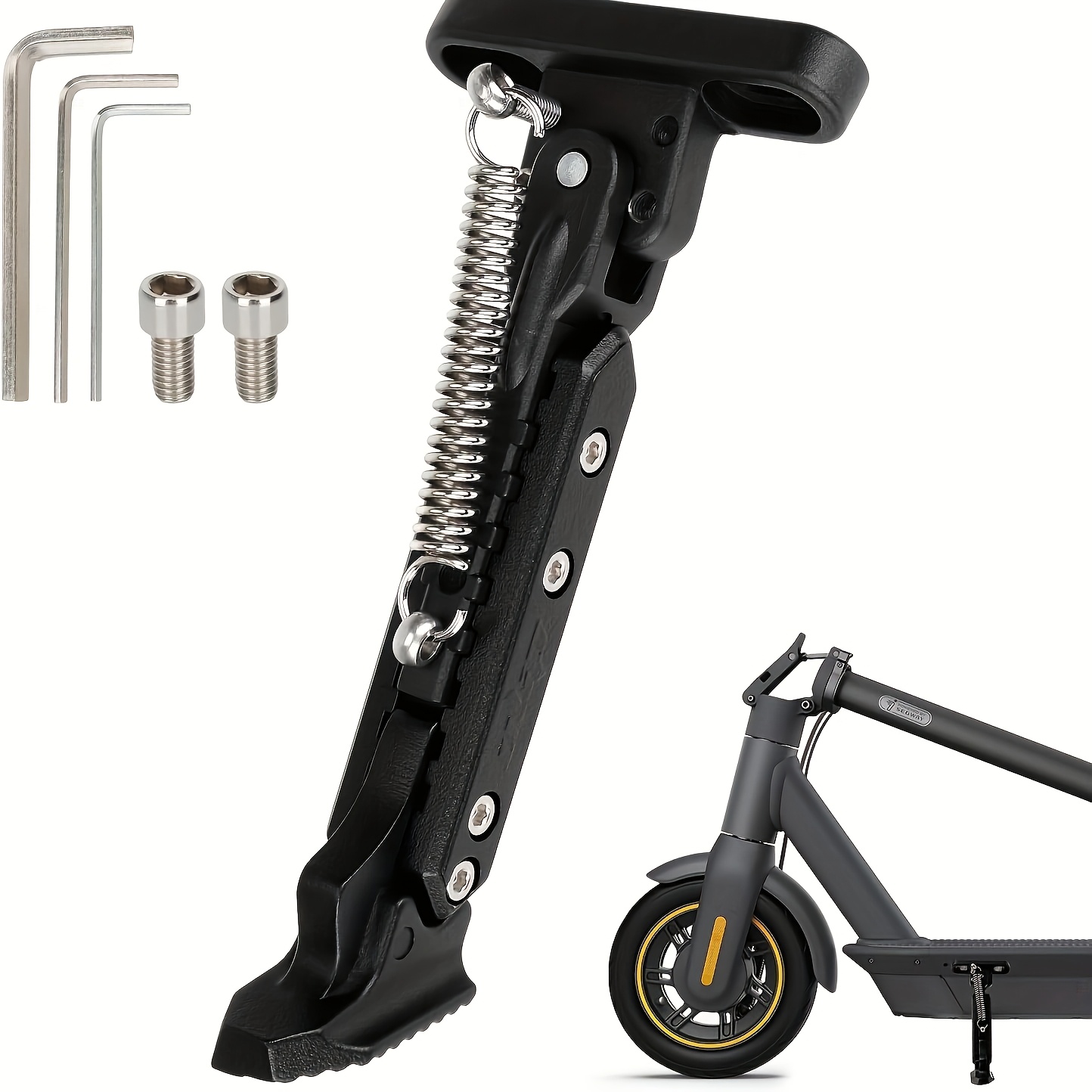v2 siyah ayarlanabilir kickstand  30 seri scooters için