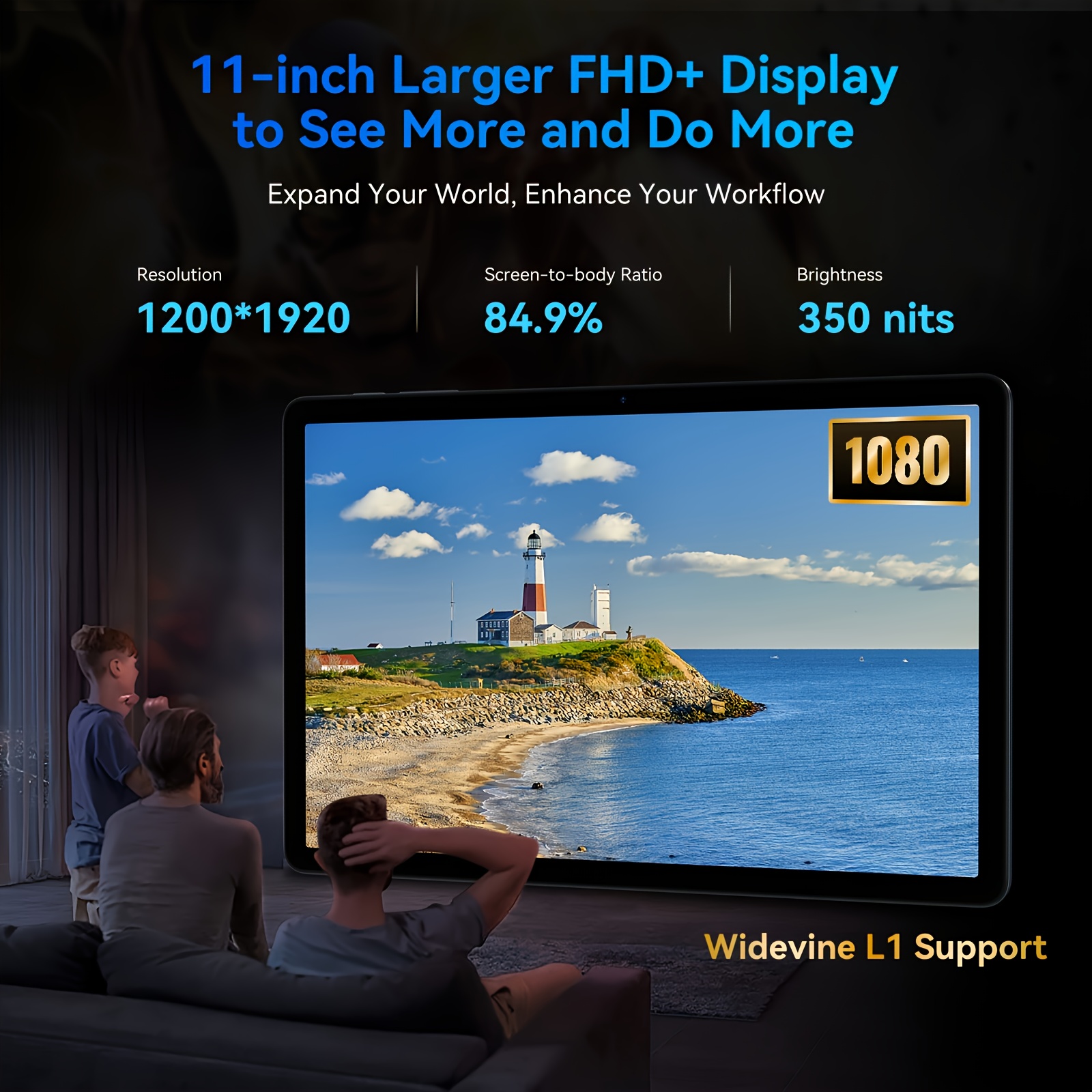 TABWEE T90 Tablet 2025 World's First Android 16 Tablet with Gemini AI, 11 Inch FHD Display, 24GB RAM 128GB ROM/2TB TF, T7280 CPU+13MP Camera, 8000mAh, Widevine L1, 2in 1 Tablets with Keyboard Mouse Stylus, Gaming Tablet, Work From Home Tablet, Lightweight Tablet, Modern Tablet, Highperformance Tablet, Premium Build Tablet, Octacore Tablet, Hd Display Tablet, Professionals Tablet, Gamers Tablet