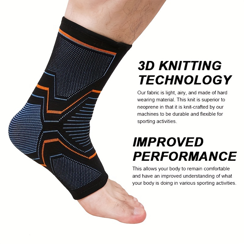 

1pc Ankle Compression Sleeve, Ankle Support Sleeve For Sports Activities, Suitable For Arch Support, Ankle Protection, For Both Men And Women