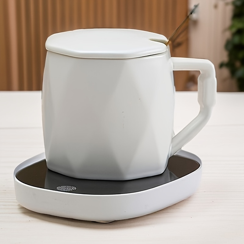 Calentador de tazas eléctrico Z40, alfombrilla de café/taza/almohadilla  calentadora USB para el hogar, oficina, leche, té, regalo de apagado
