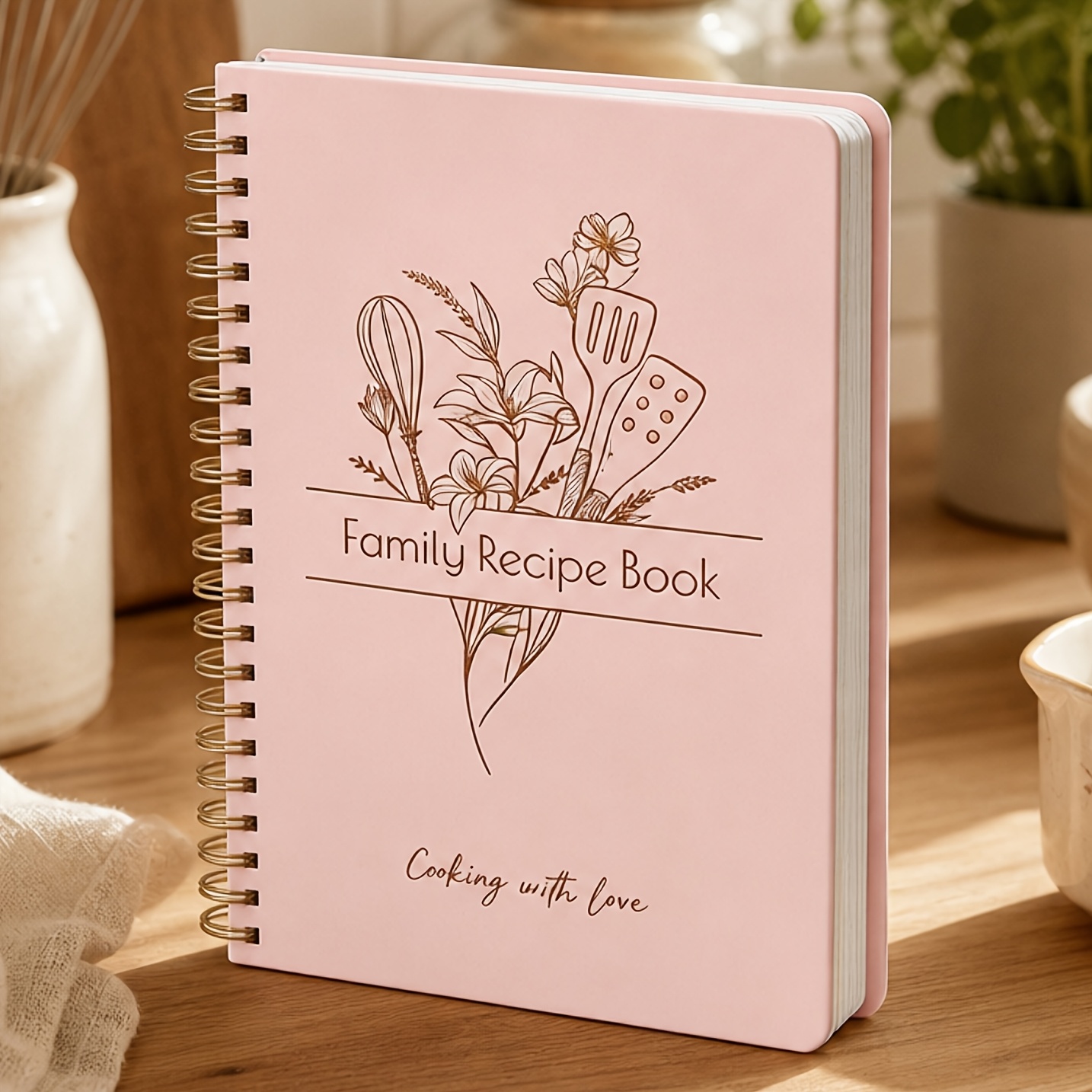 TEMU Recipe Book To Your Own Recipes - Blank Recipe Book - With Indexing Tabs For Cooking Lovers - 150 Pages