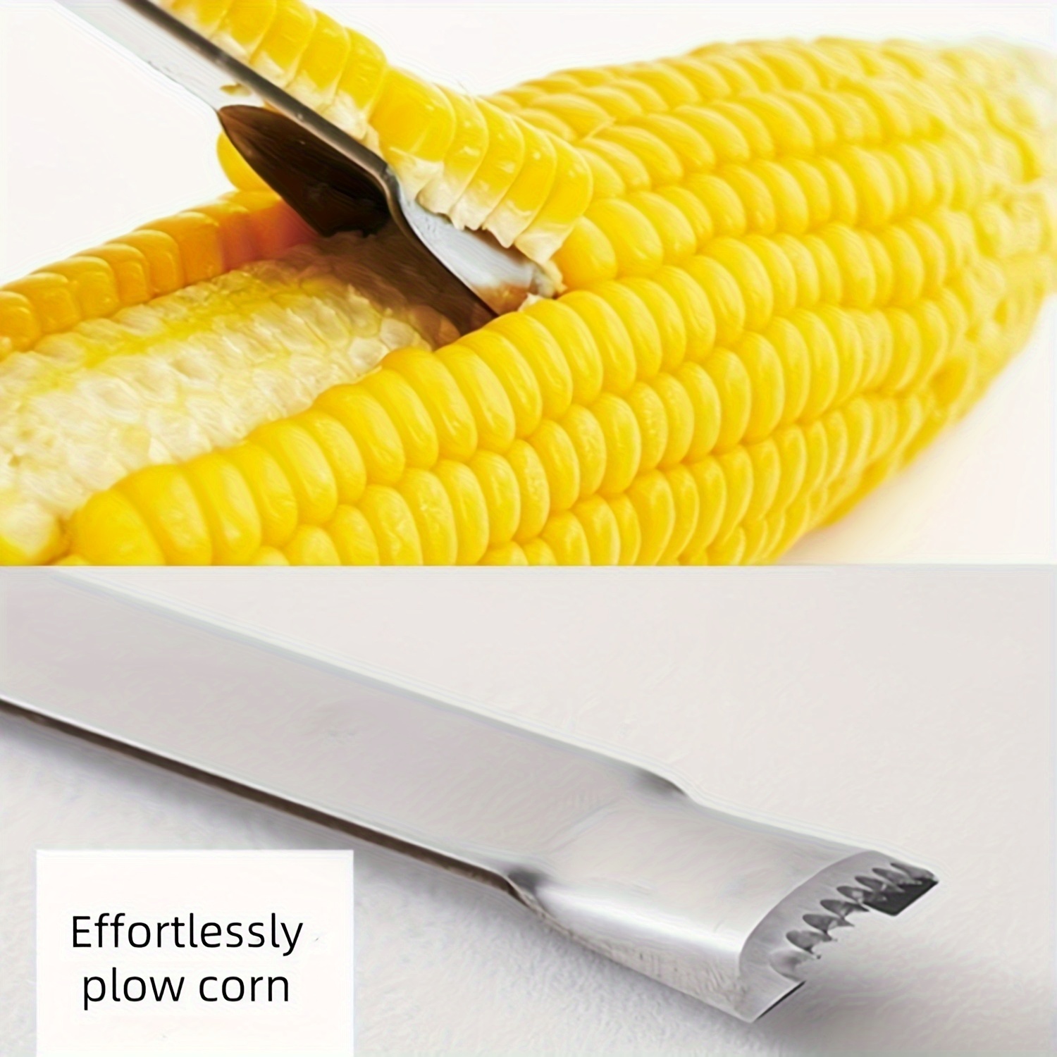 

1pc Steel Cob - Peeler, Reusable , Multifunctional Peeler, For Removal, Household , Tool, -saving