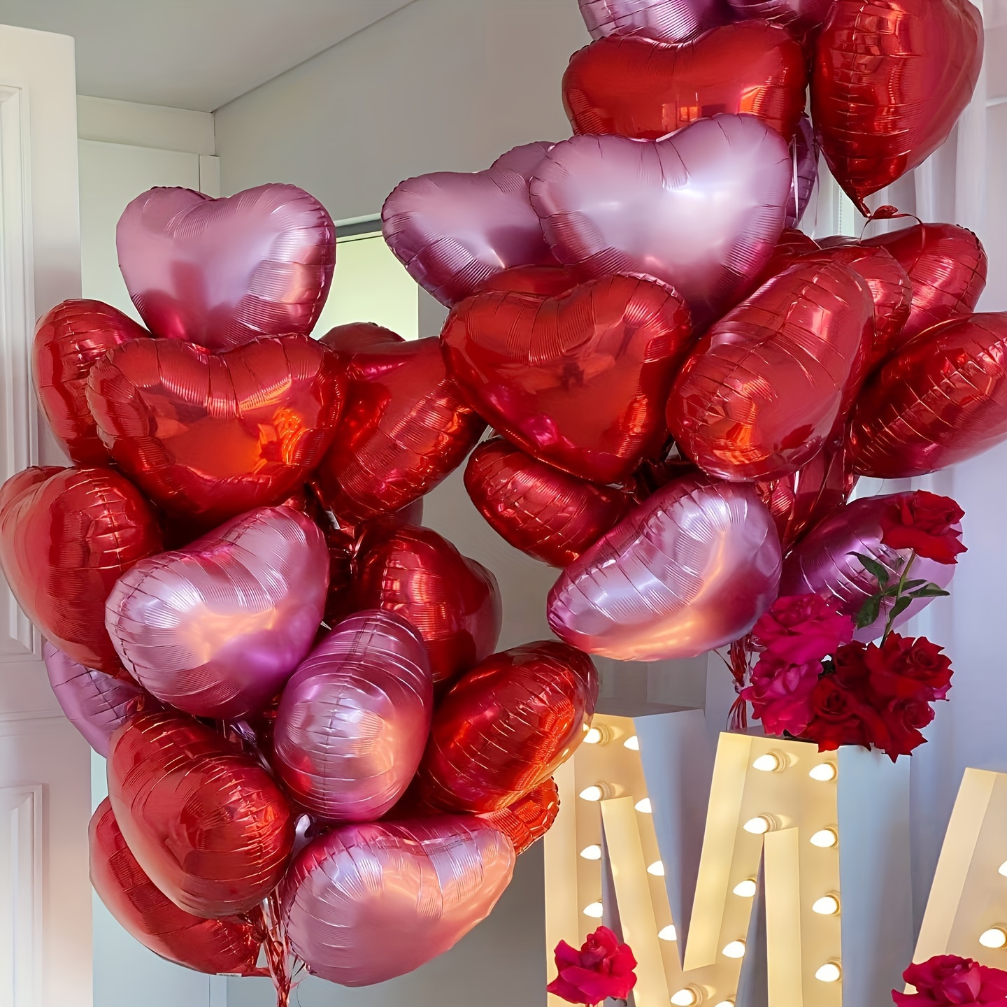 Palloncini Rosso E Nero Per Compleanno 10 Anni – Kit Decorazione Completo Con Numero 10, Striscione E Palloncini