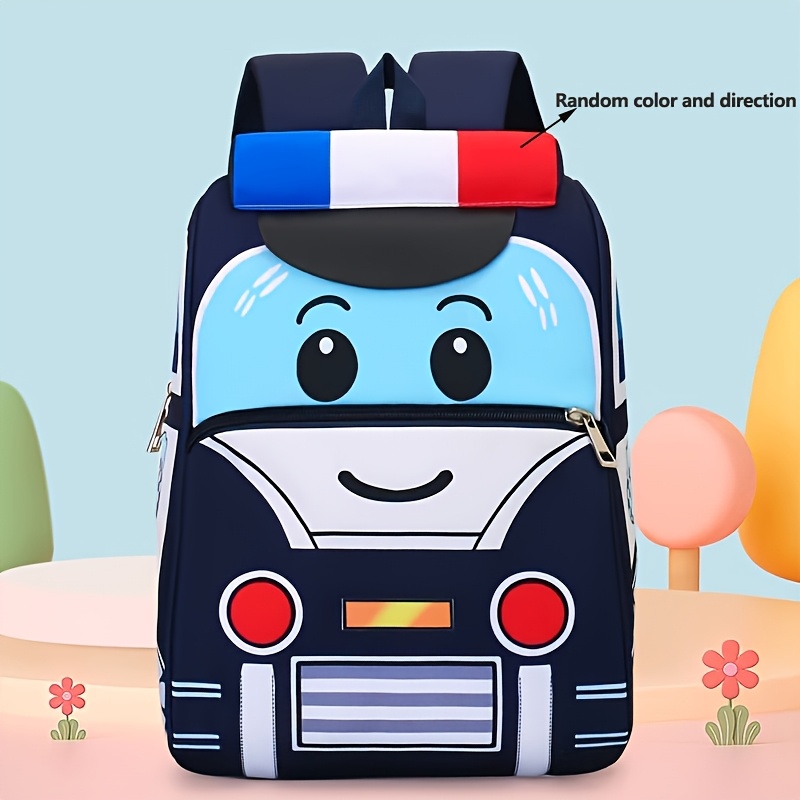 TEMU Fashionable Cool Car Pattern Student Backpack Trendy Lightweight School Bag Unisex Suitable For Back-to-, Graduation Season, Birthday Gift,