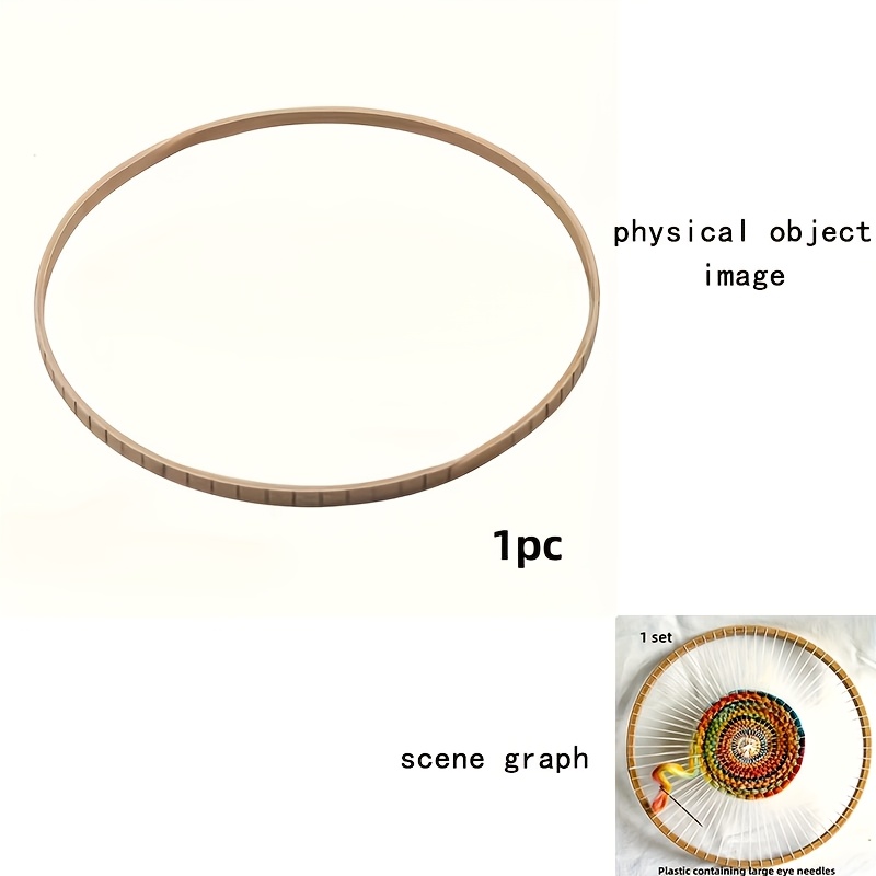 1set, Circular Weaving Tool For Weaving Machine, Circular Wooden Hand Weaving Machine