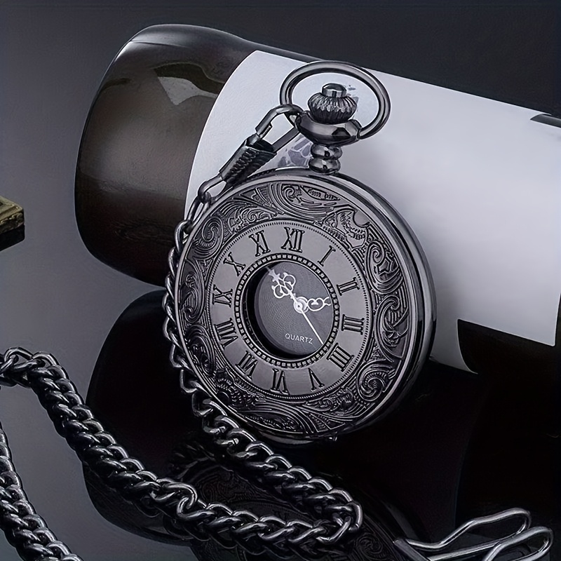 item picture classic elegant roman     watch quartz movement mens fashion accessory for business casual wear and bag charm