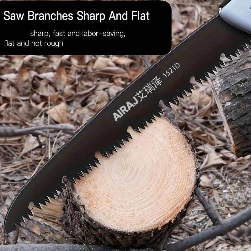  1pc steel folding saw manual cutting with anti slip durable handle three specifications for outdoor use without battery Product details 3