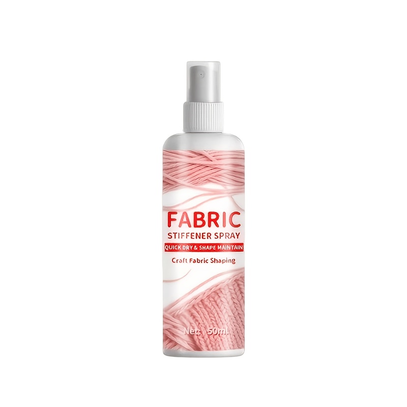 TEMU Spray durcisseur pour tissu en crochet et feutre, Spray de mise à séchage rapide pour artisanat en fil, Spray fixateur pour tissu tricoté,