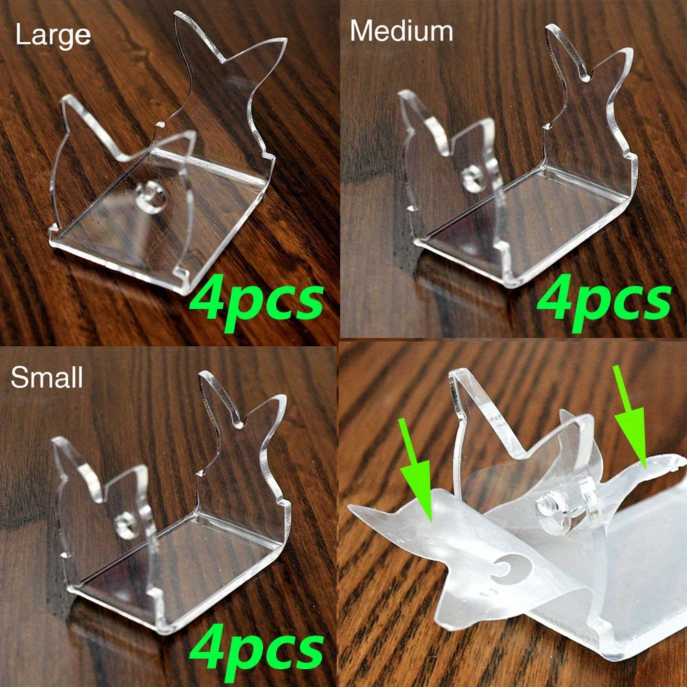 12pcs Fishing Lure Display Stands Shelf Rack Holder Support Storage Decoration