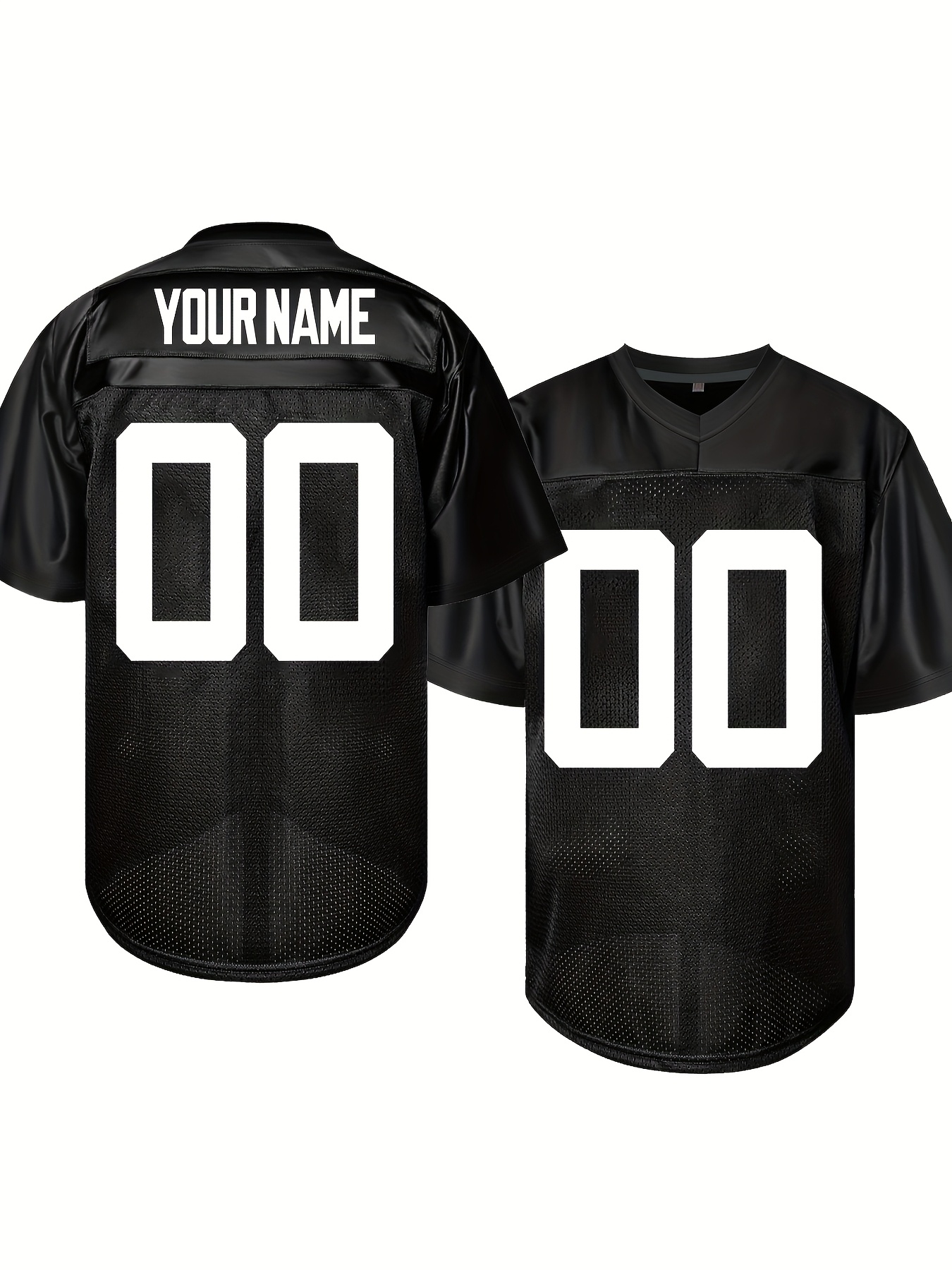 customizable mens football jersey personalized   100 polyester knit v neck sports style embroidered   stretch loose fit for training casual festive occasions s 3xl 0