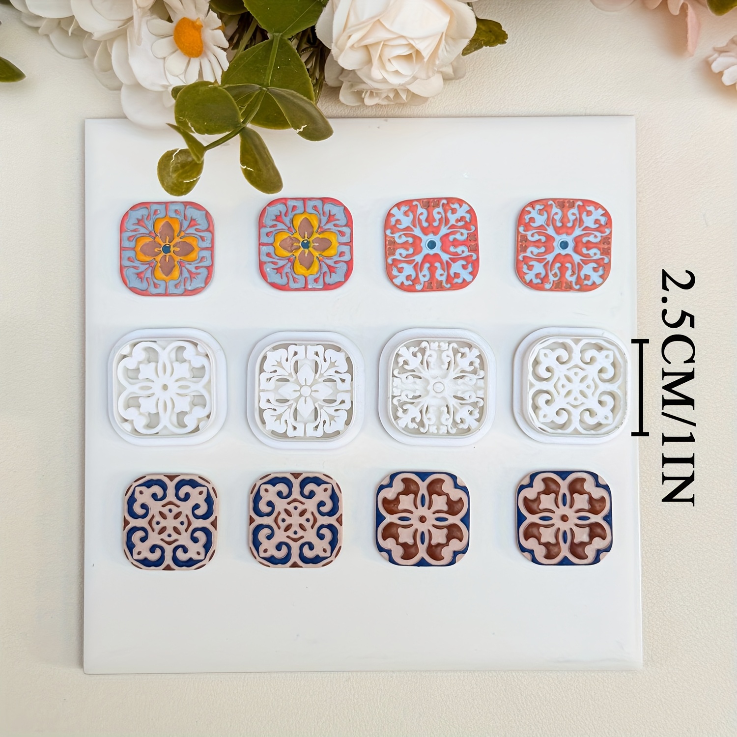 tile polymer clay cutters clay jewelry polymer clay cutters Temu