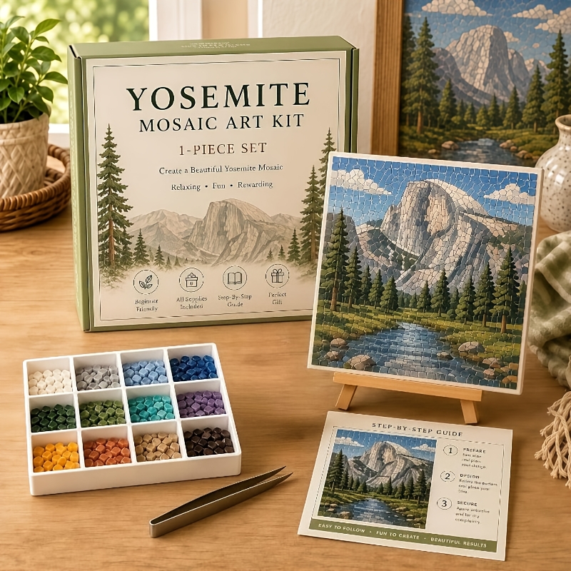 Landscape Series Sea Glass Art Set for Beginners