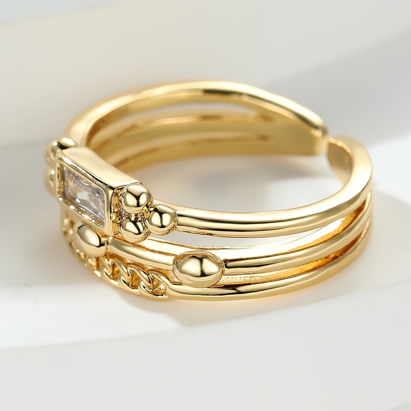 Women's 3-Layer Fashion Ring, Elegant Holiday Gift
