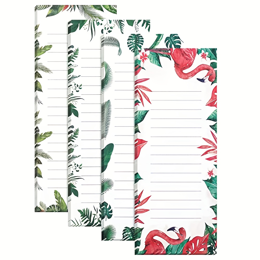 

Lab Stationery Tropical Flamingo Themed Magnetic Notepad - 1 Pack, 60 Sheets, Easy-to-tear Memo Pad For Reminders, To-do & Notes, Ideal Gift & Students