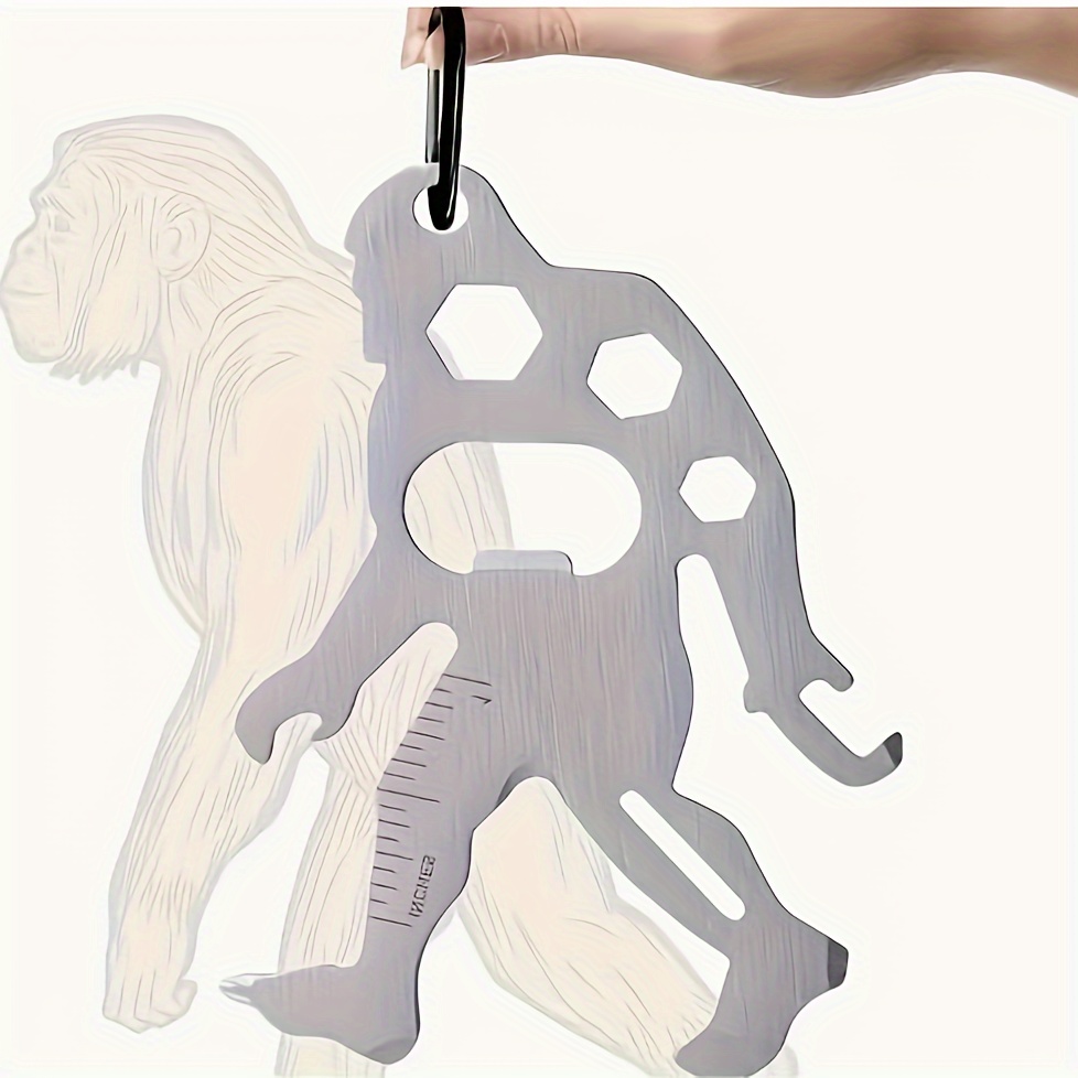 

1pc Steel -tool - Keychain For & Use, Metal , Camping, , And - , , And ,