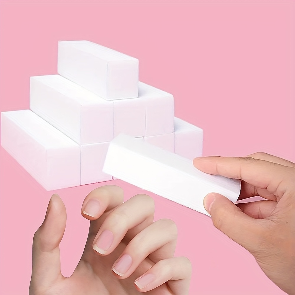 10pcs Square Soft Sponge Rectangular Nail Files