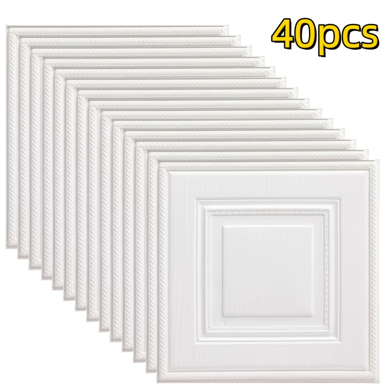 imagen del artículo 40 pegatinas de pared 3d autoadhesivas, impermeables y resistentes a las manchas, fáciles de limpiar e instalar. aptas para dormitorios, salas de estar, comedores, paredes de  , techos y decoración de paredes